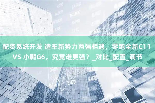 配资系统开发 造车新势力两强相遇，零跑全新C11 VS 小鹏G6，究竟谁更强？_对比_配置_调节